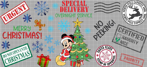 16oz Christmas-S 1292